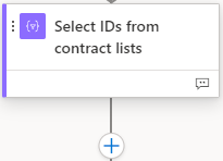 Select IDs from contract lists