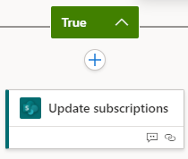 Update subscriptions