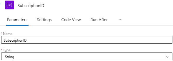 SubscriptionlD Parameters