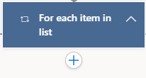 For each item in list